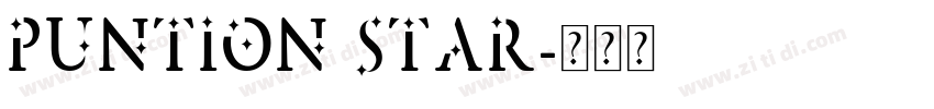 puntion star字体转换 puntion star字体转换